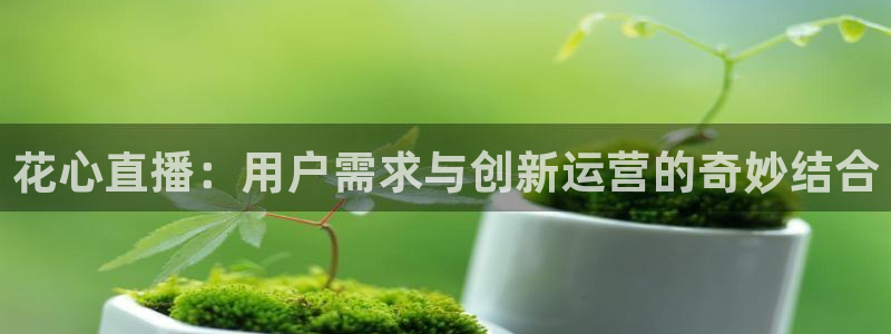 jrkan体育直播：花心直播：用户需求与创新运营的奇妙结合