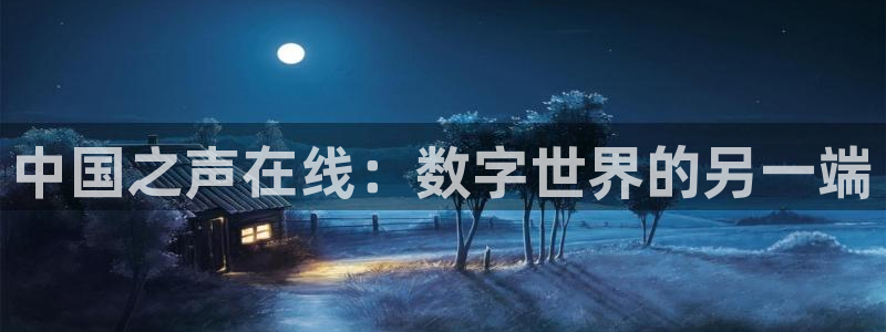 jrkan直播体育网nba：中国之声在线：数字世界的另一端